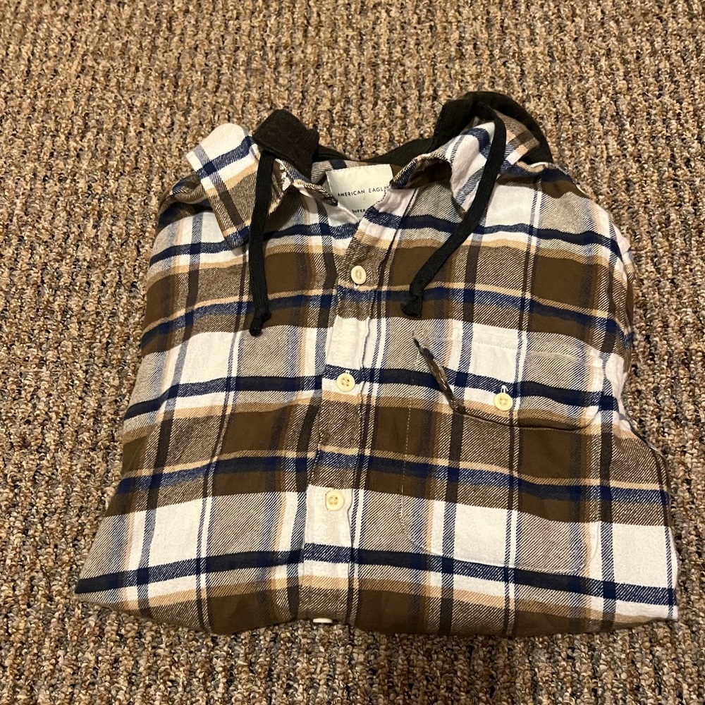 american eagle button down flannel - Picture 4 of 4